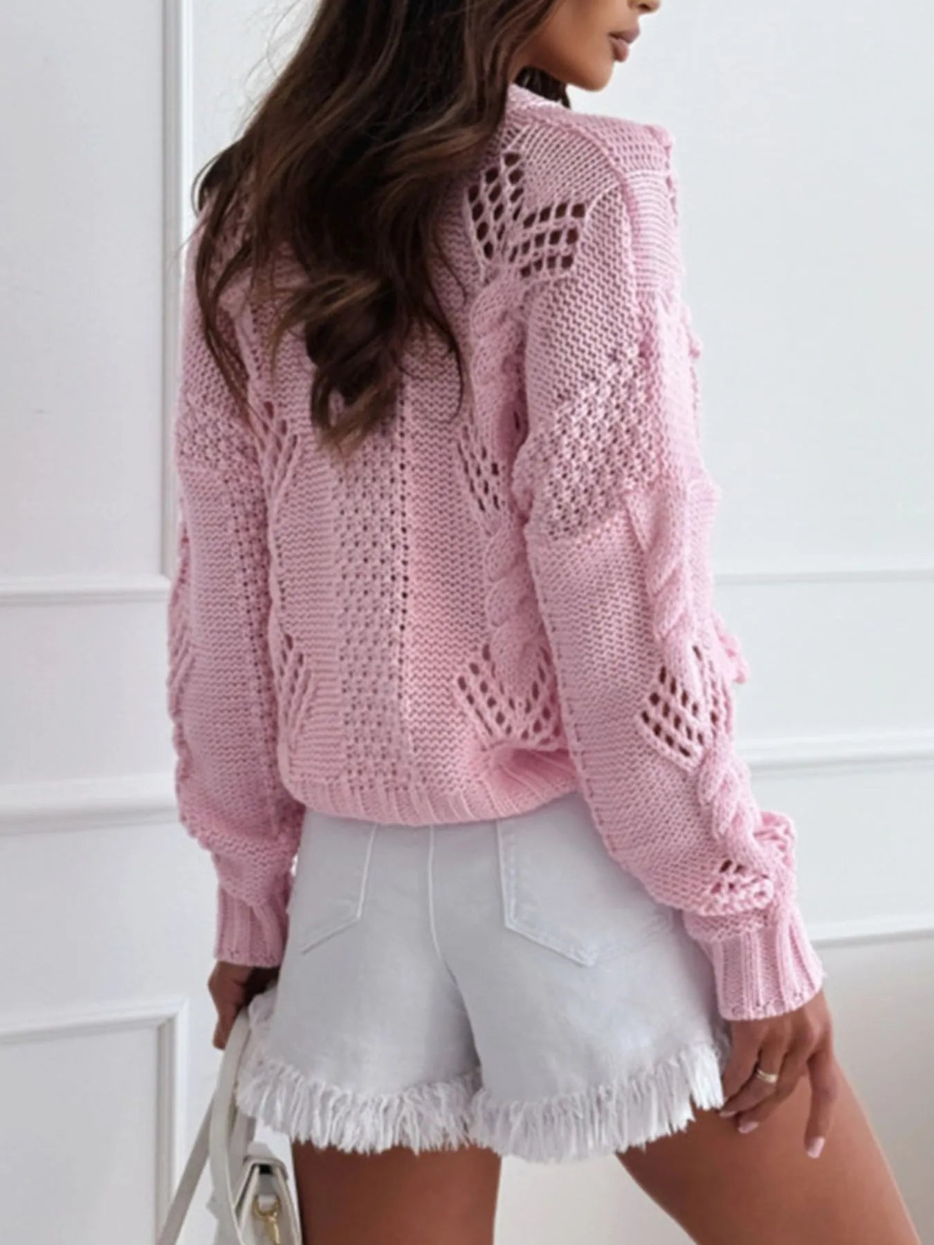 Button Up V-Neck Cardigan - Fashorio
