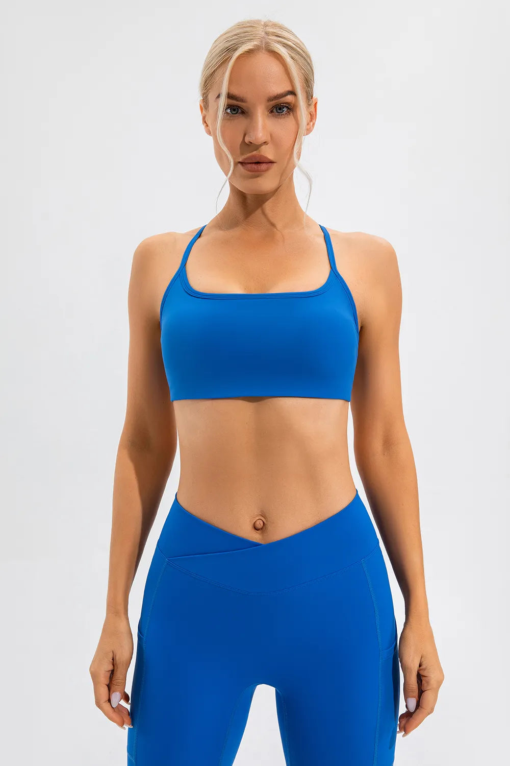 Crisscross Spaghetti Strap Active Cami back detail