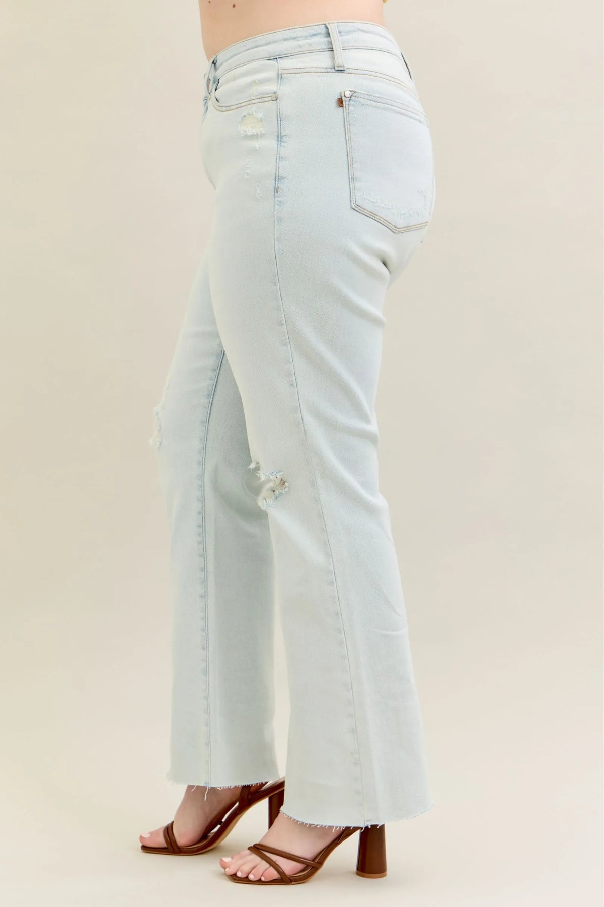 Judy Blue high waist bootcut jeans styled outfit