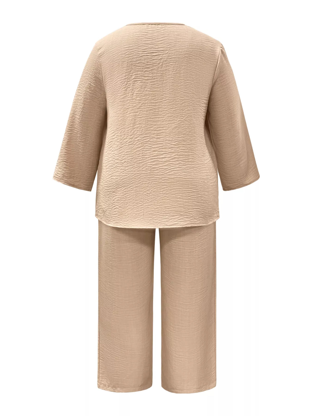 Coordinated plus size set full length