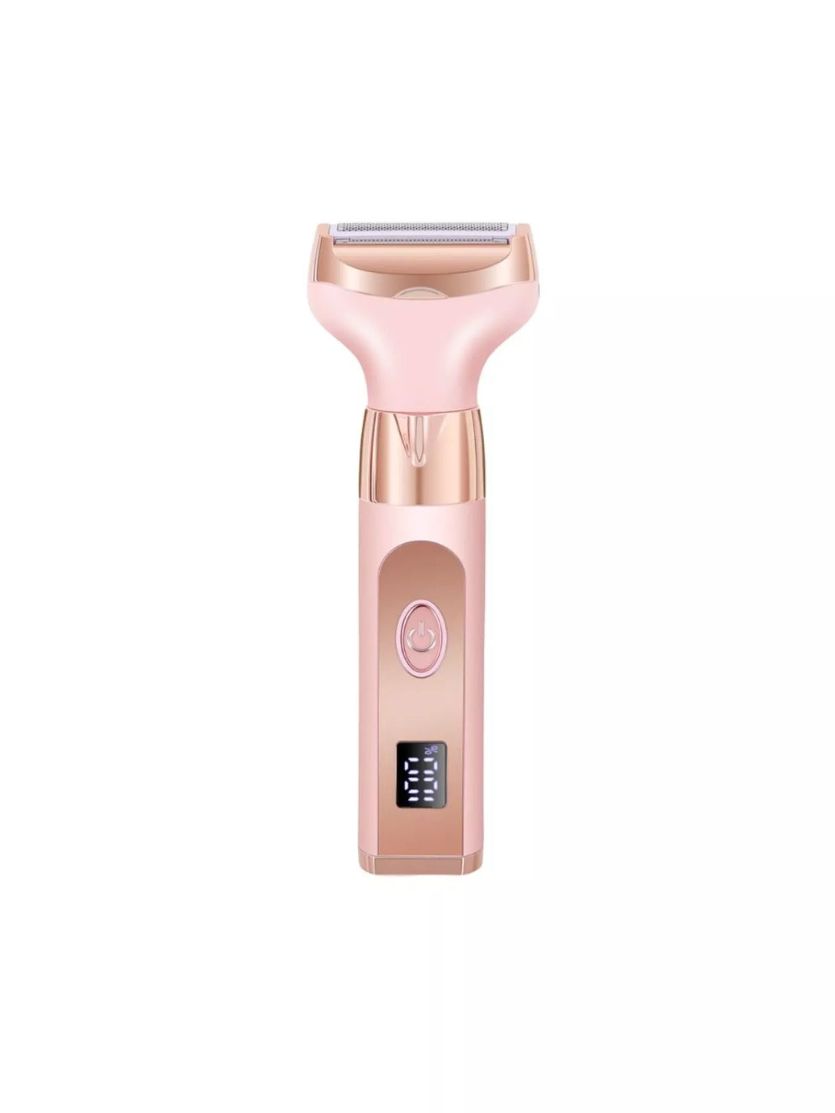Pink epilator side profile view