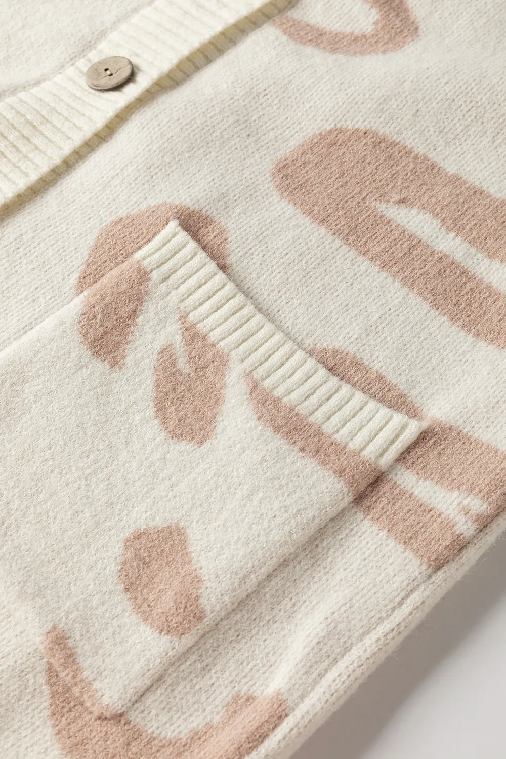 Leopard V Neck Button Down Cardigan - Fashorio