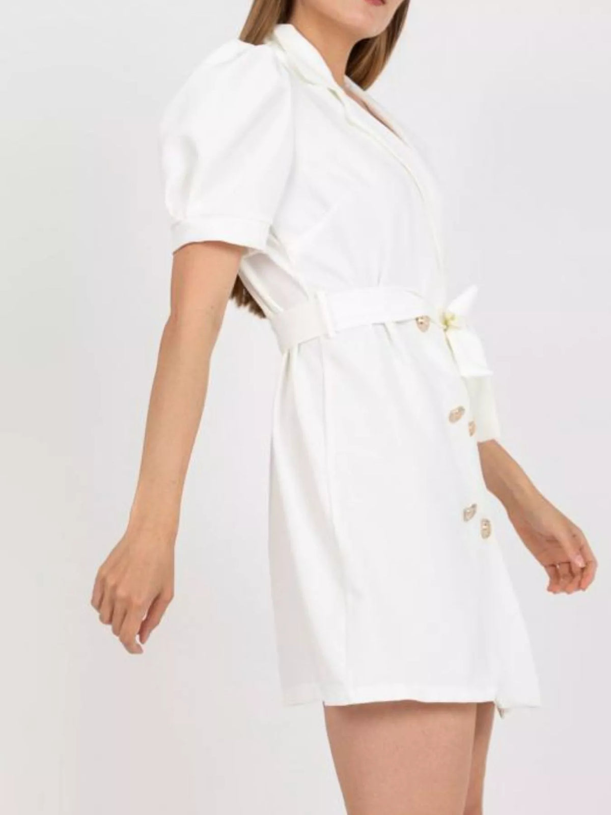 blazer tie waist mini dress sleeve detail