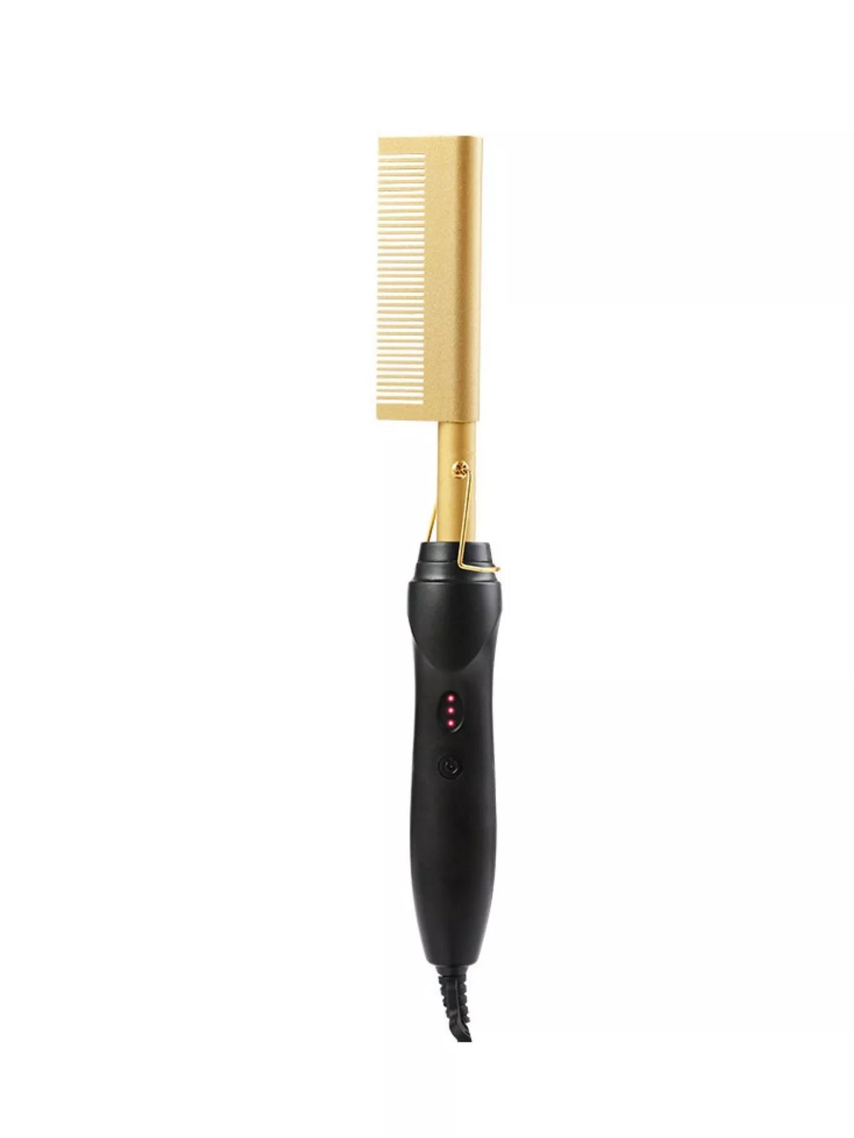 Gold 2 in 1 straightening brush main view