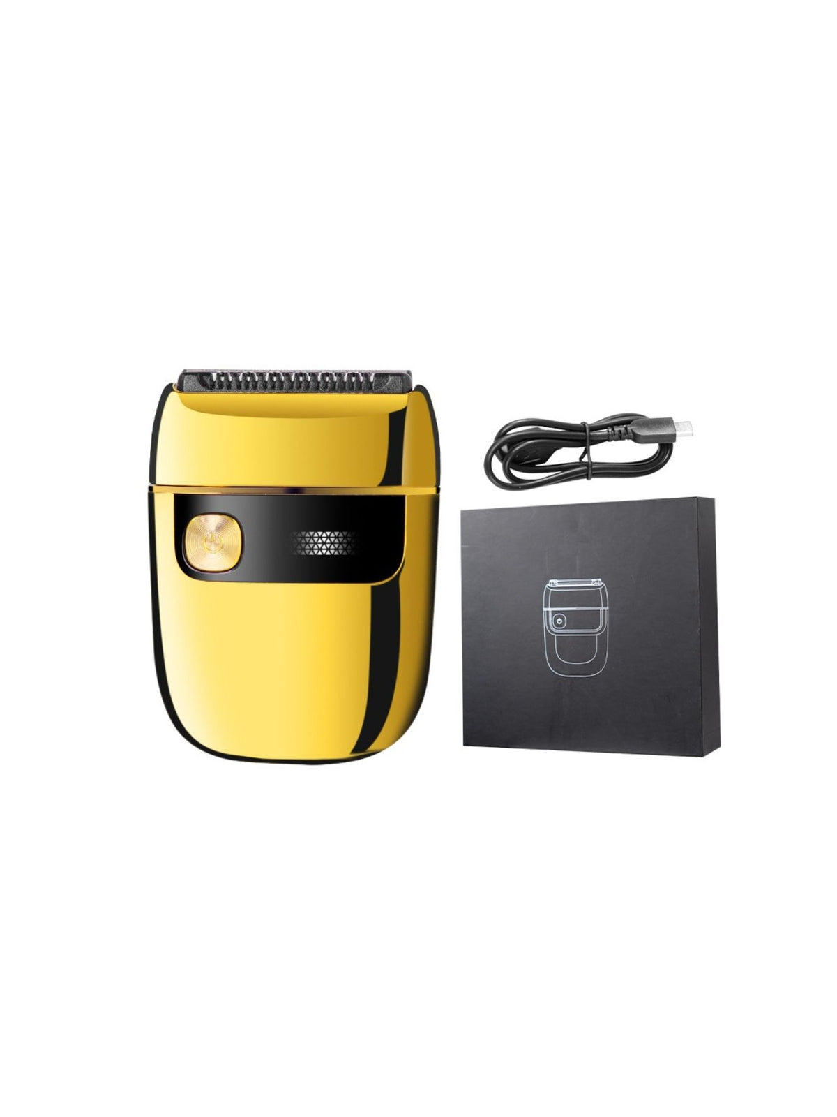 Compact shaver held in hand
