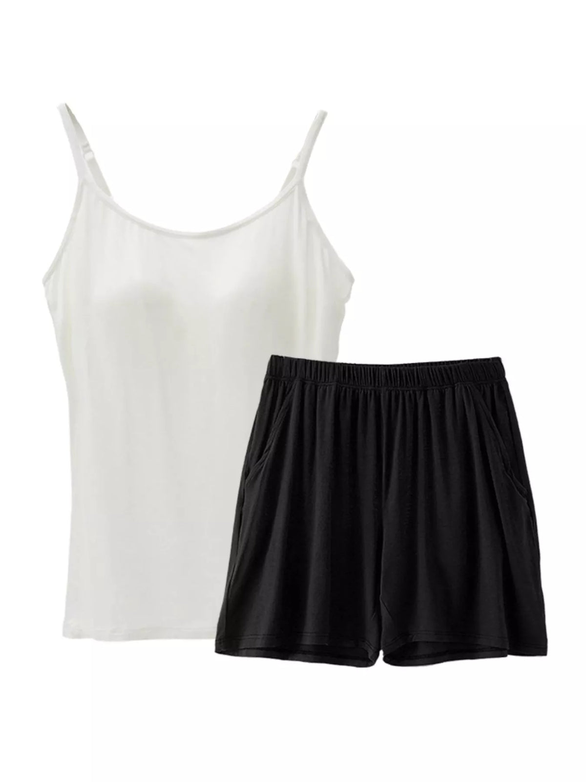 Modal blend two piece set fabric texture