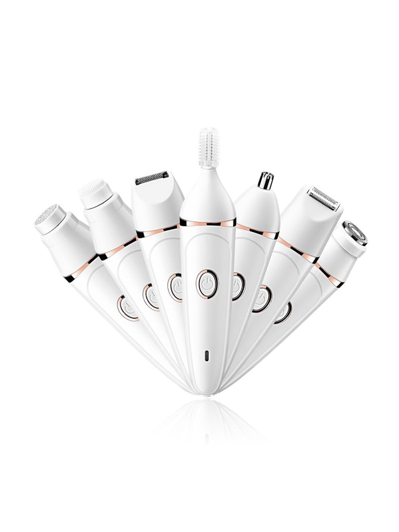 White painless epilator hair removal device