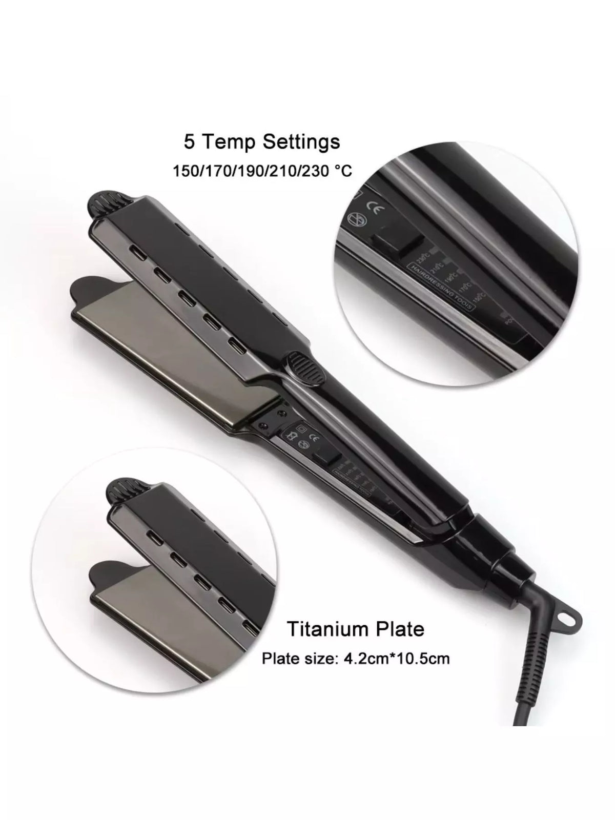 Both straightener color options
