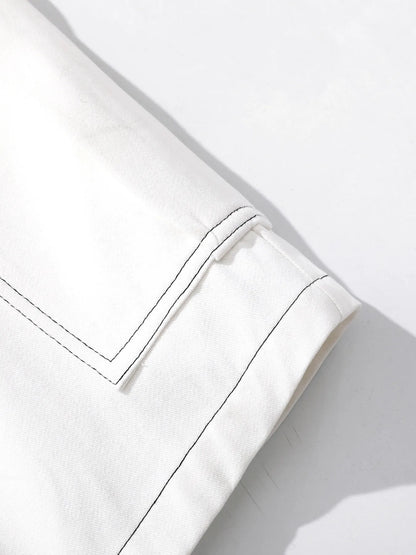 Men's Loose Fit Cargo Denim Shorts - Fashorio