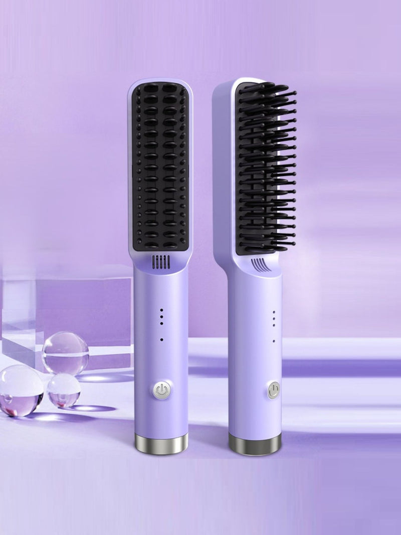 Fast heating straightening comb full view