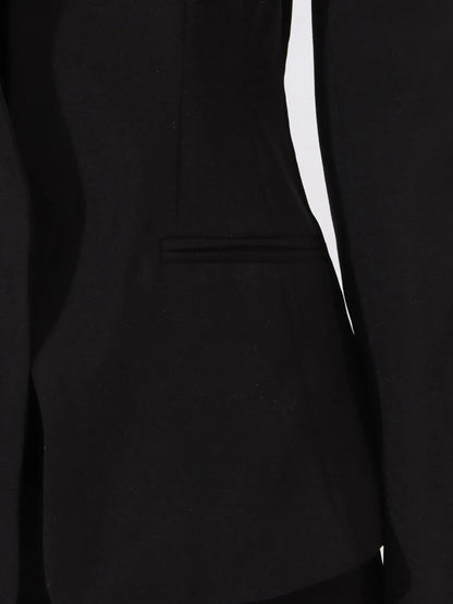 Ruffled Cold Shoulder Long Sleeve Outerwear - Fashorio