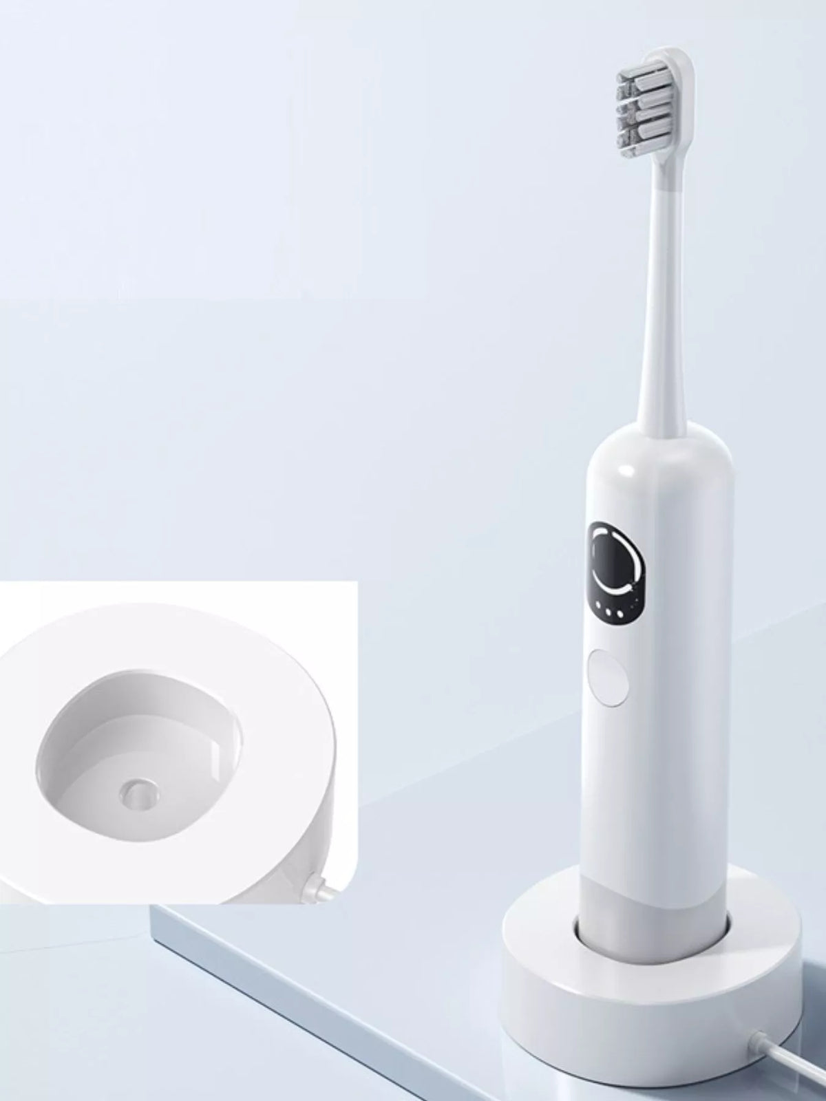 Toothbrush mode button detail