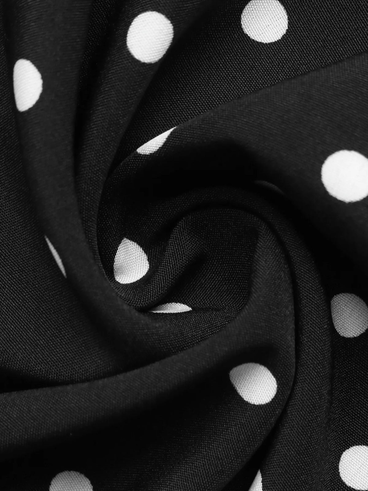 Seated view of the peter pan collar dress