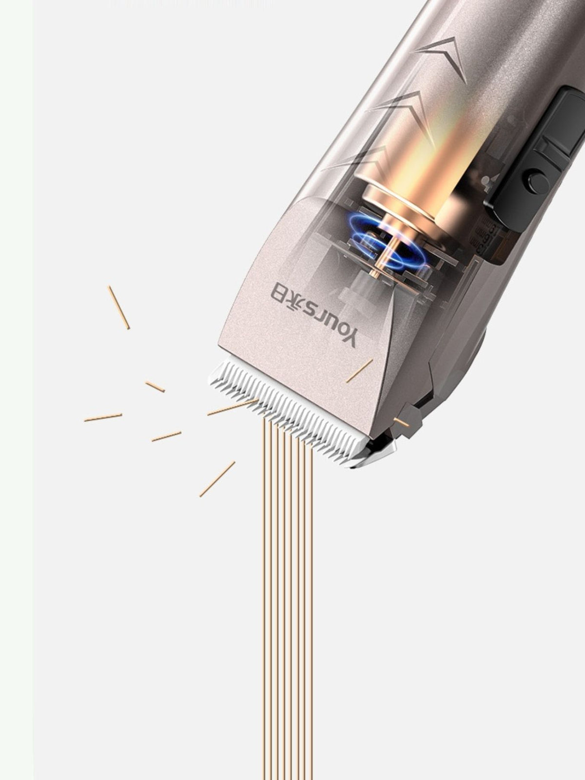 Clipper with charging cable