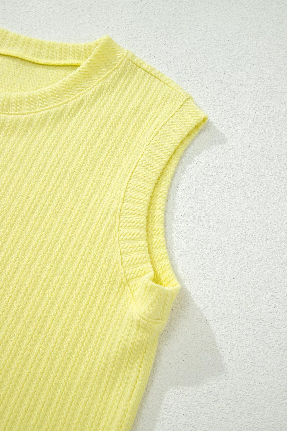 Womens ribbed knit tank coordinated shorts set