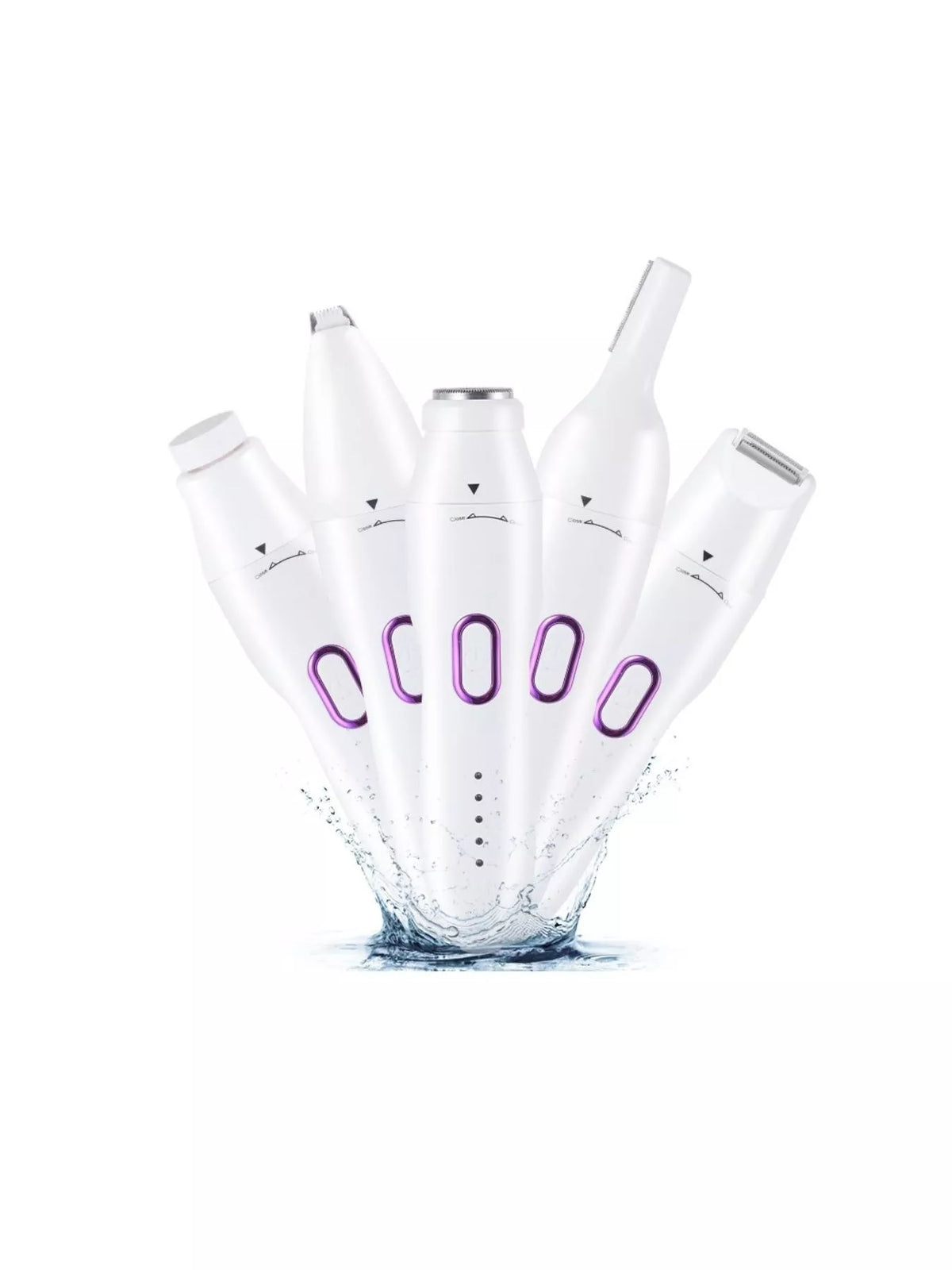 USB rechargeable trimmer held in hand