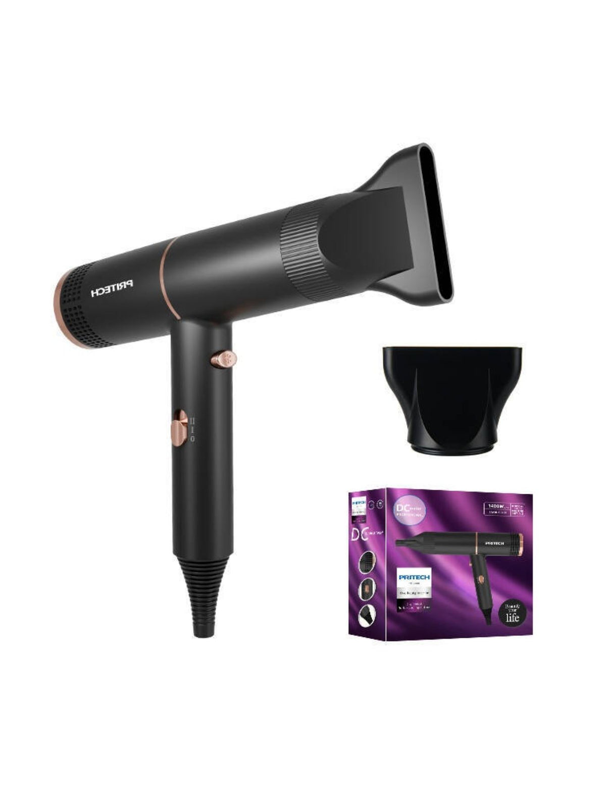 Hair dryer air inlet detail