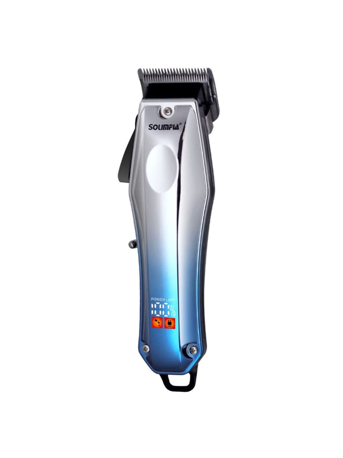 Electric hair clipper in hand