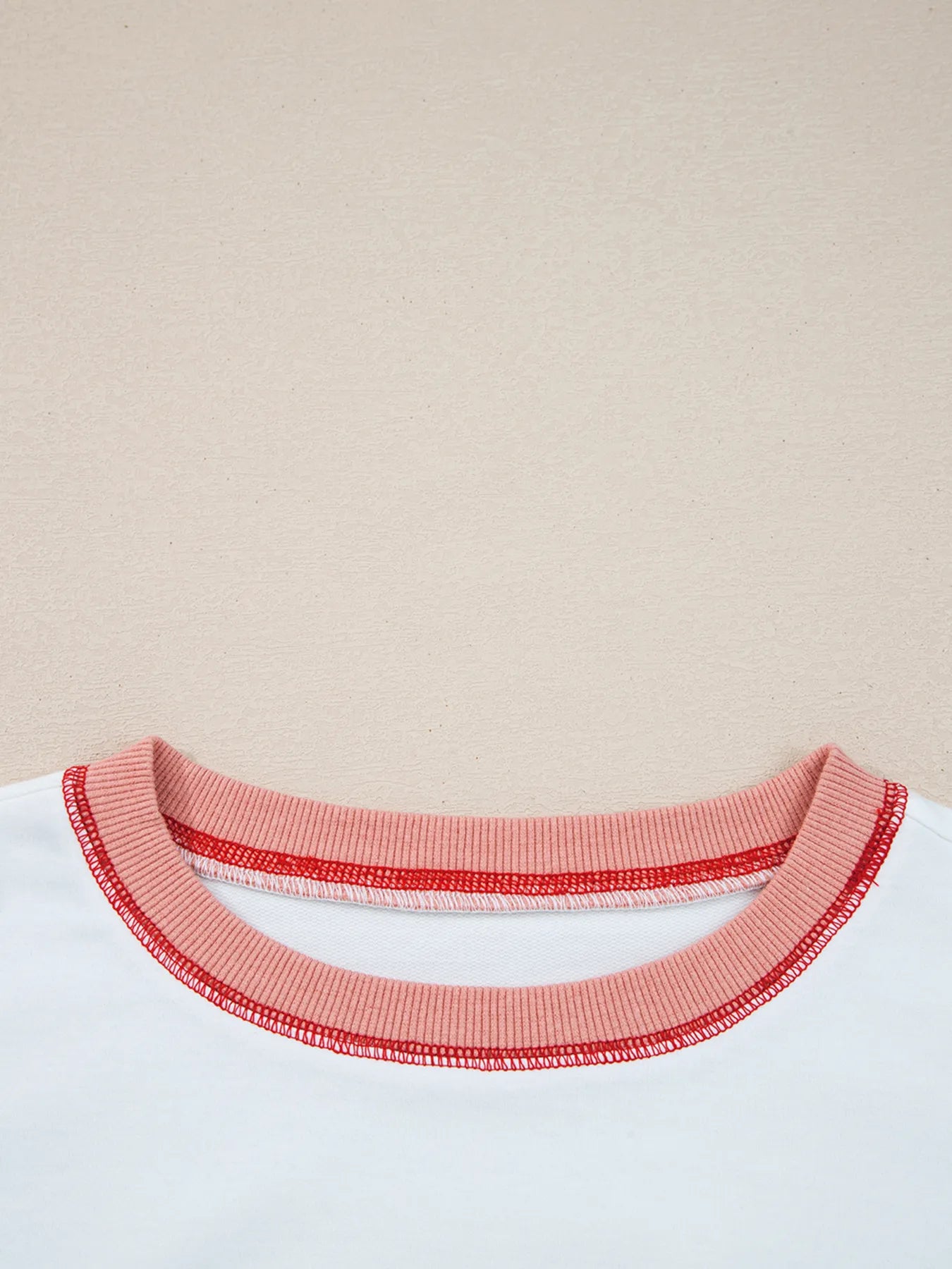 Stripe Color Block Contrast Stitching Oversize Sweatshirt - Fashorio