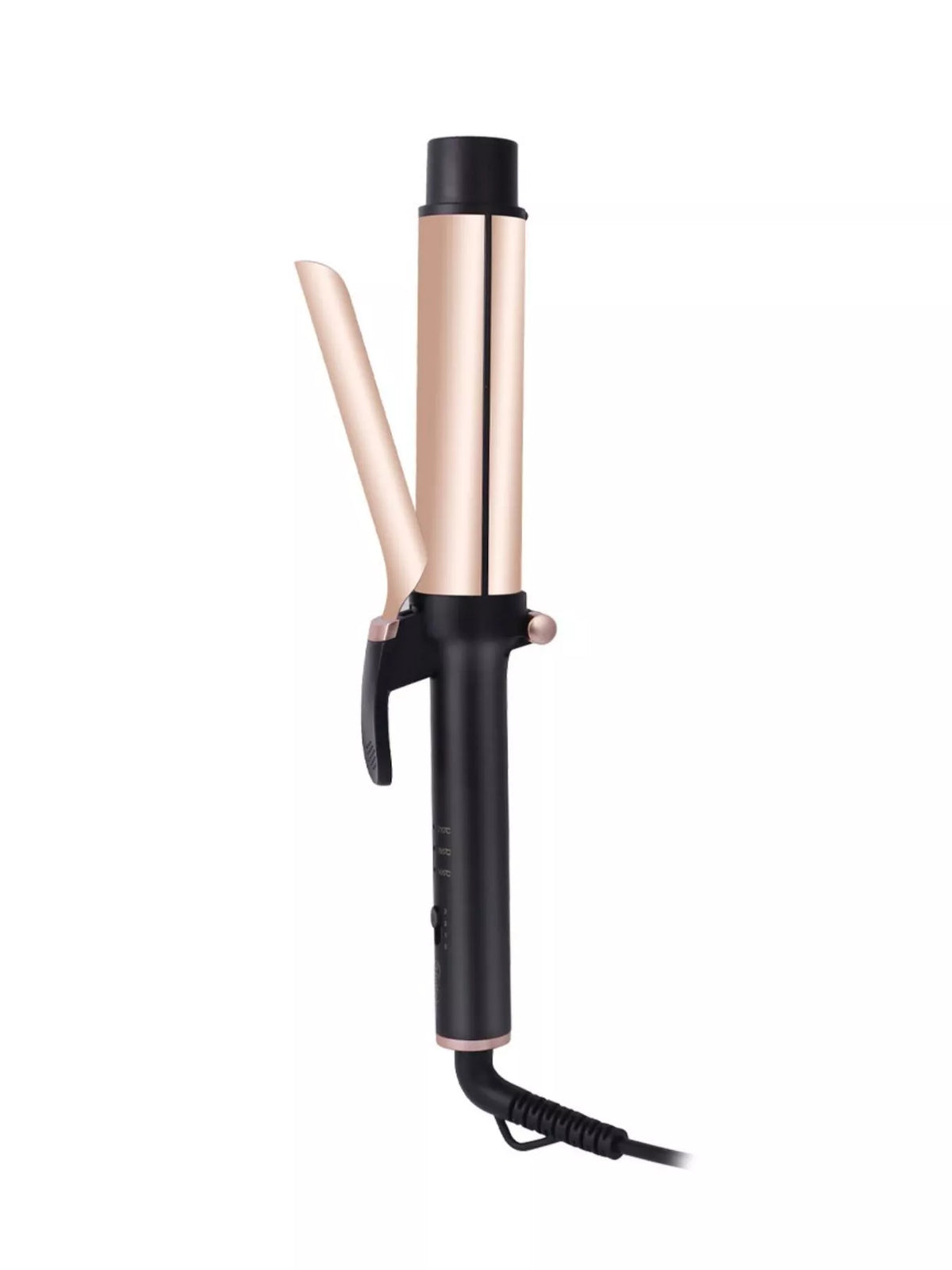 Curling iron barrel tip detail