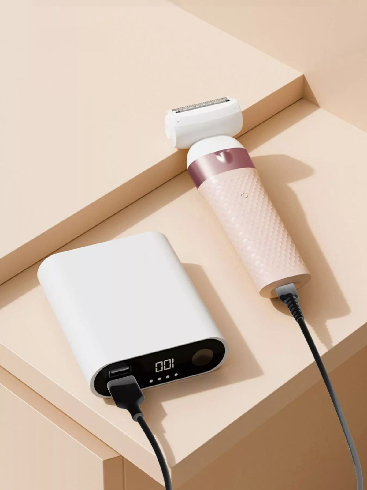 Epilator with attachment accessory