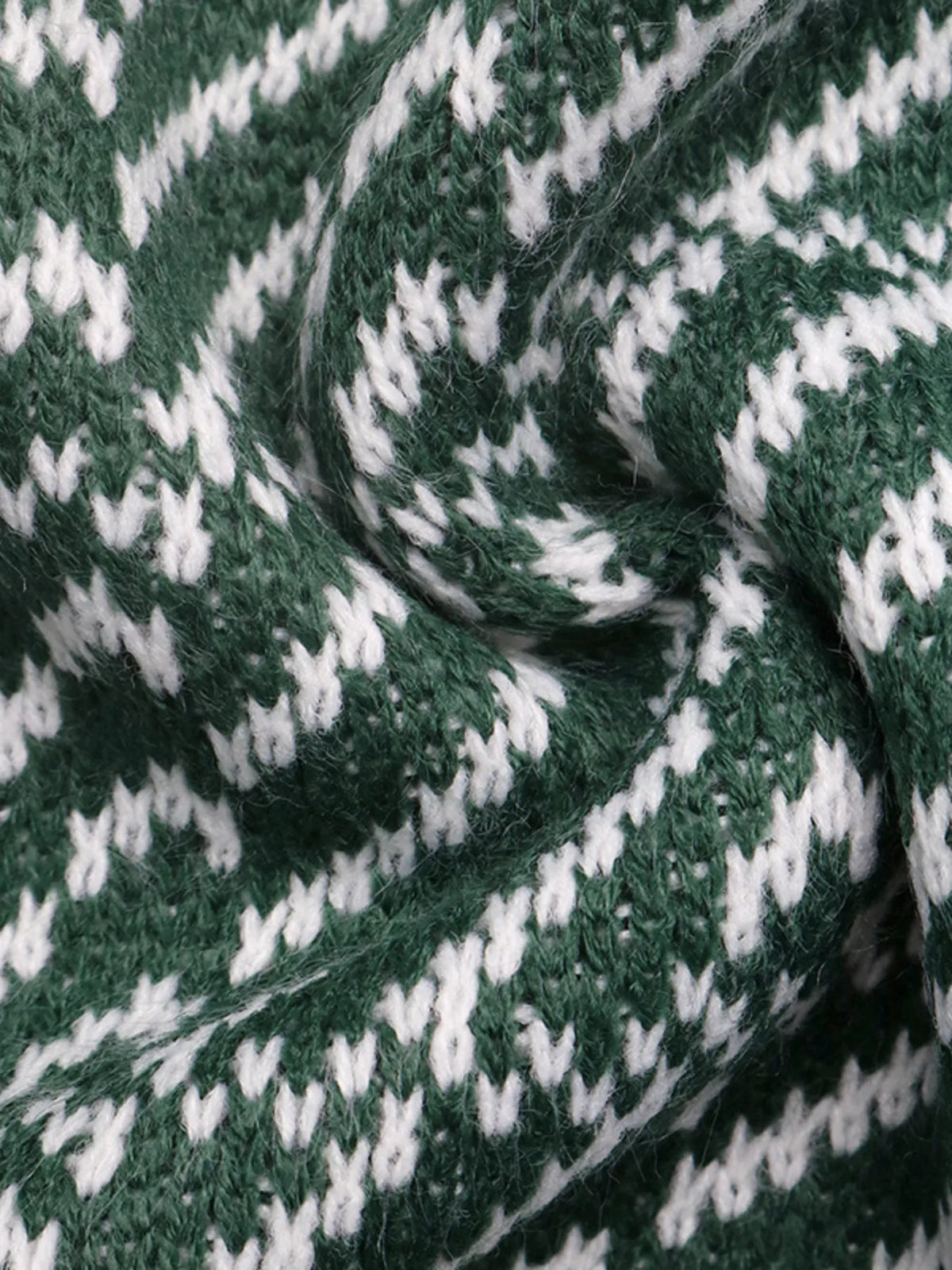 Geometric Pattern Collared Sweater view 9