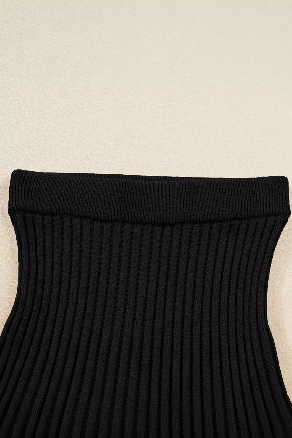 Black sweater set back view