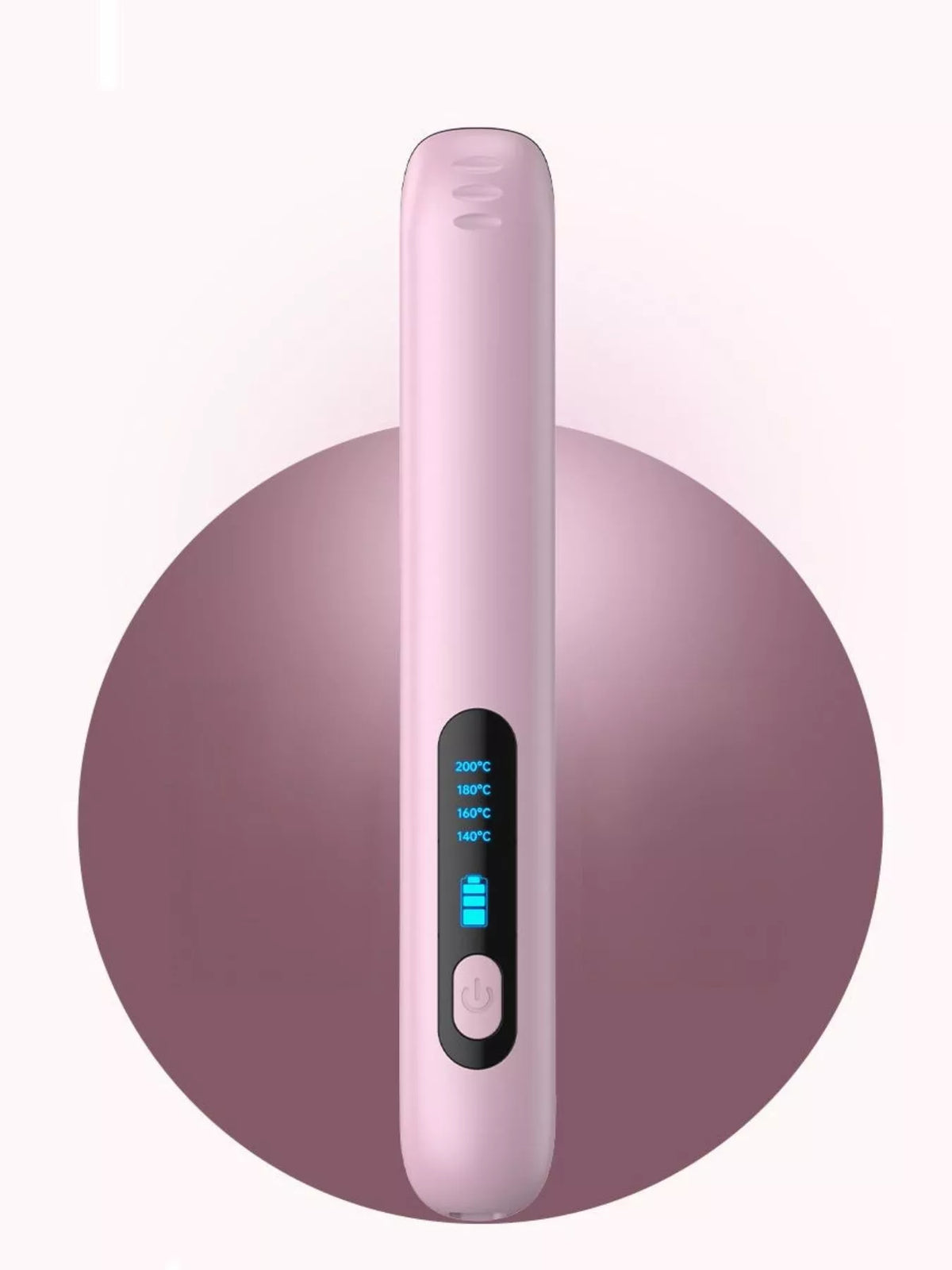 Straightener power button