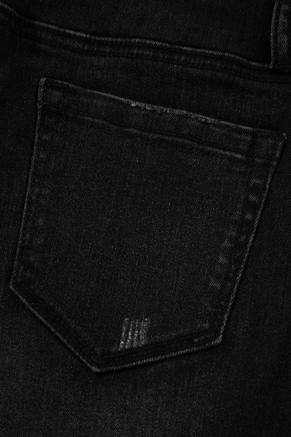 High Waisted Vintage Wash Wide Leg Jeans, view 28