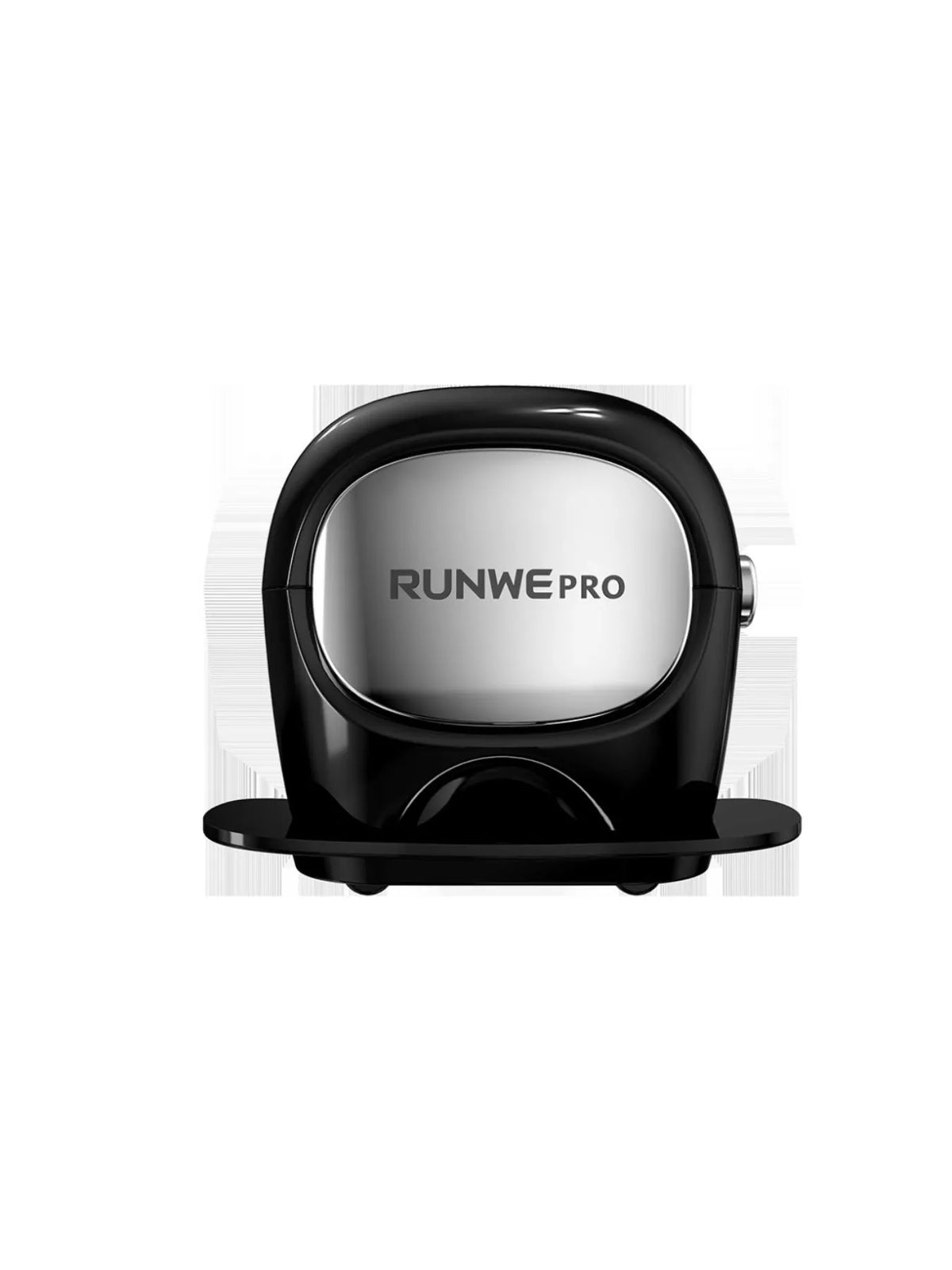 Electric shaver side profile view