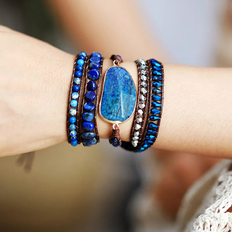 Alloy Bead Braided Bracelet - Fashorio
