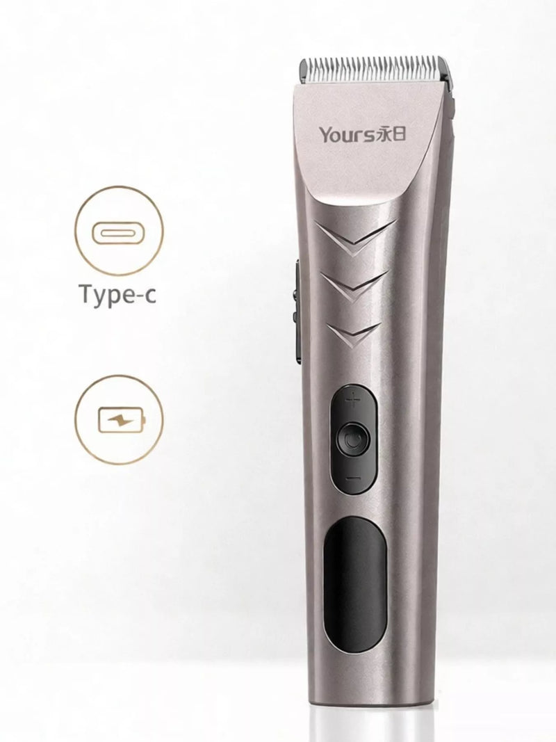Rechargeable hair clipper front view