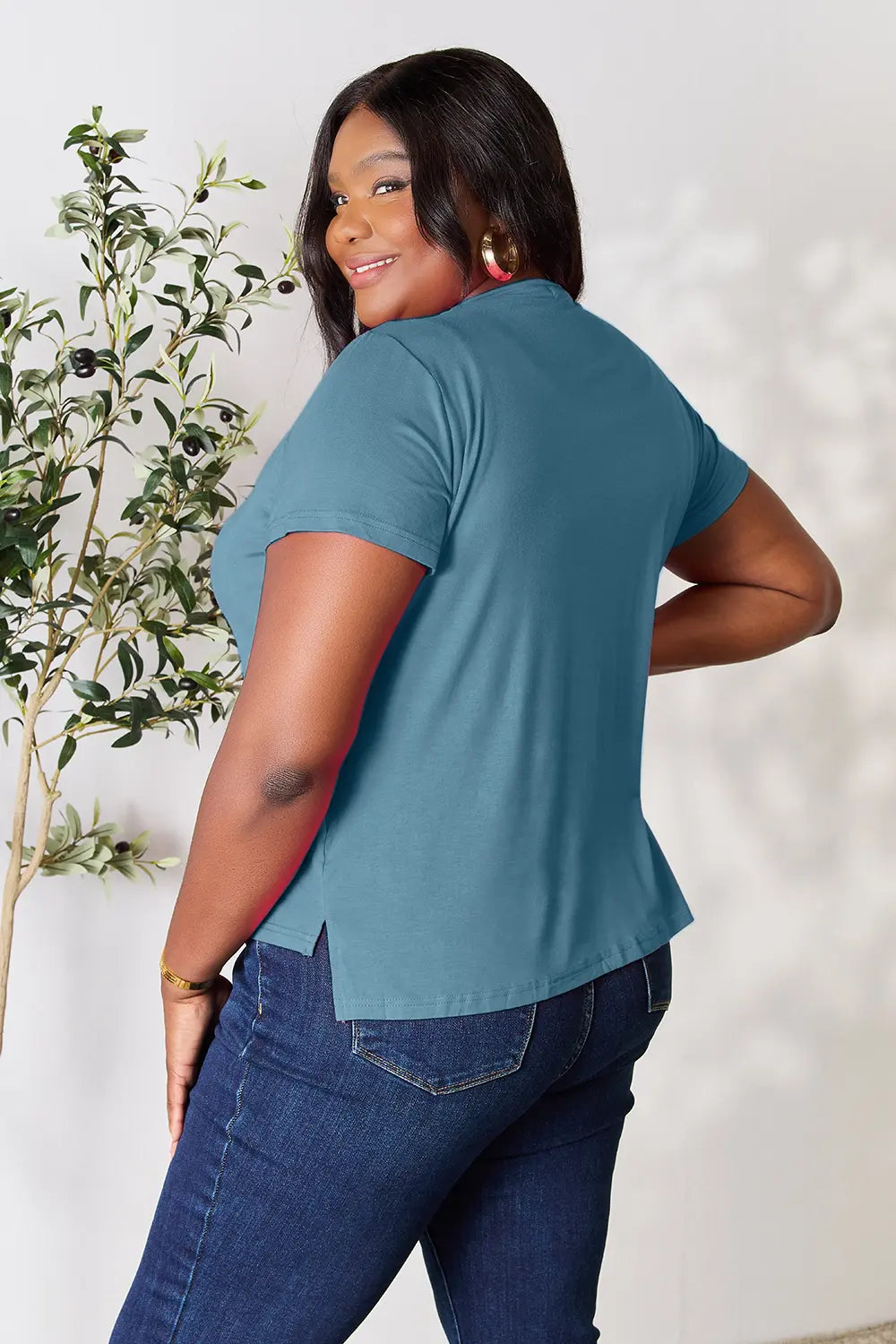Round Neck Short Sleeve Top, view 34