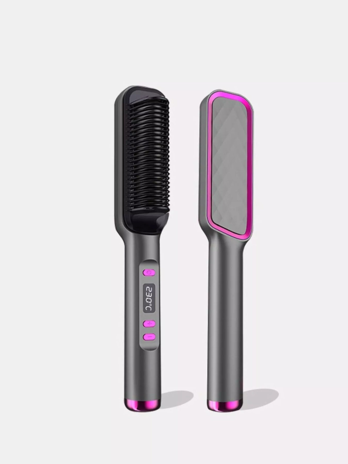 Fast heating ceramic straightening comb full view