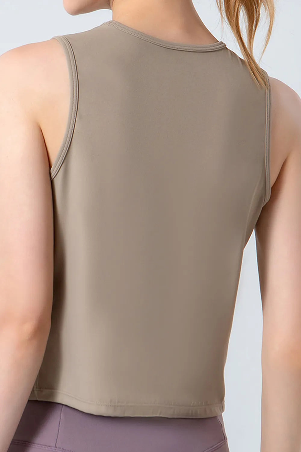 Round Neck Active Tank - Fashorio