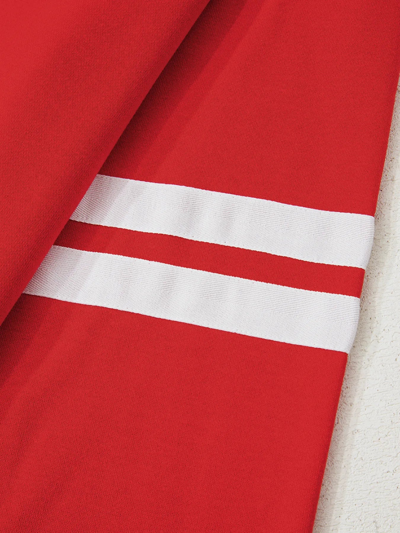 Stripe Round Neck Long Sleeve Sweatshirt - Fashorio