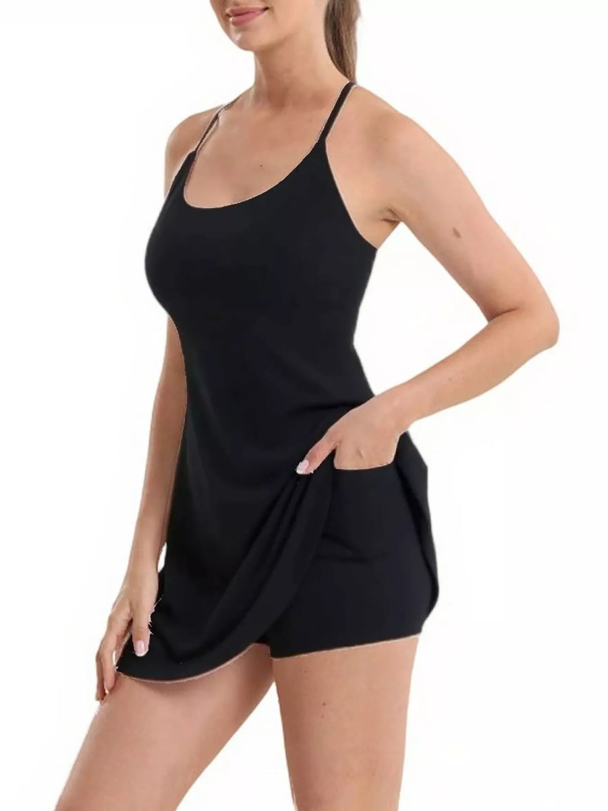 Cami and shorts coordinated set full outfit