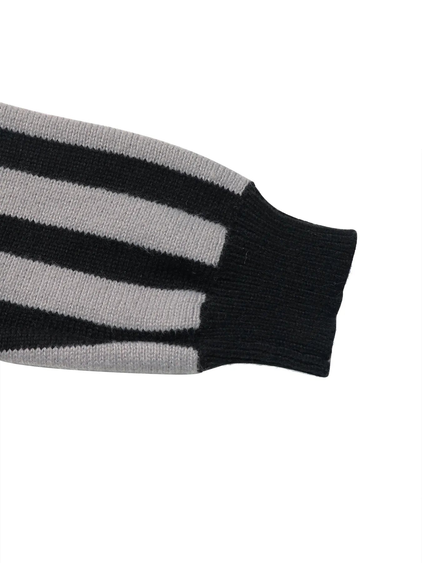 Striped Button Front Long Sleeve Sweater - Fashorio