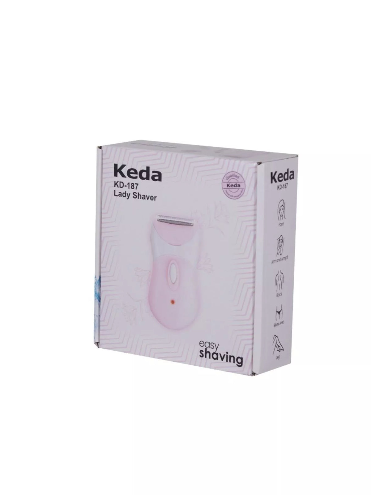 Portable epilator back view