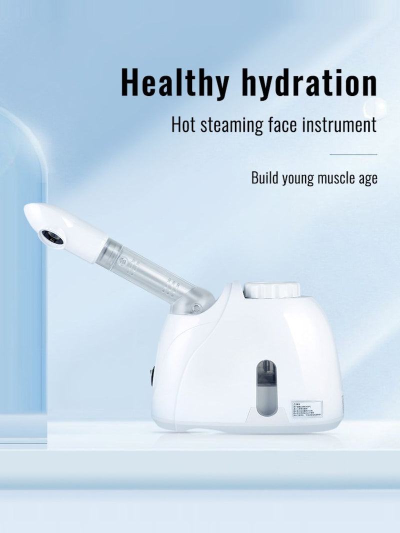 Facial steamer beauty device full view