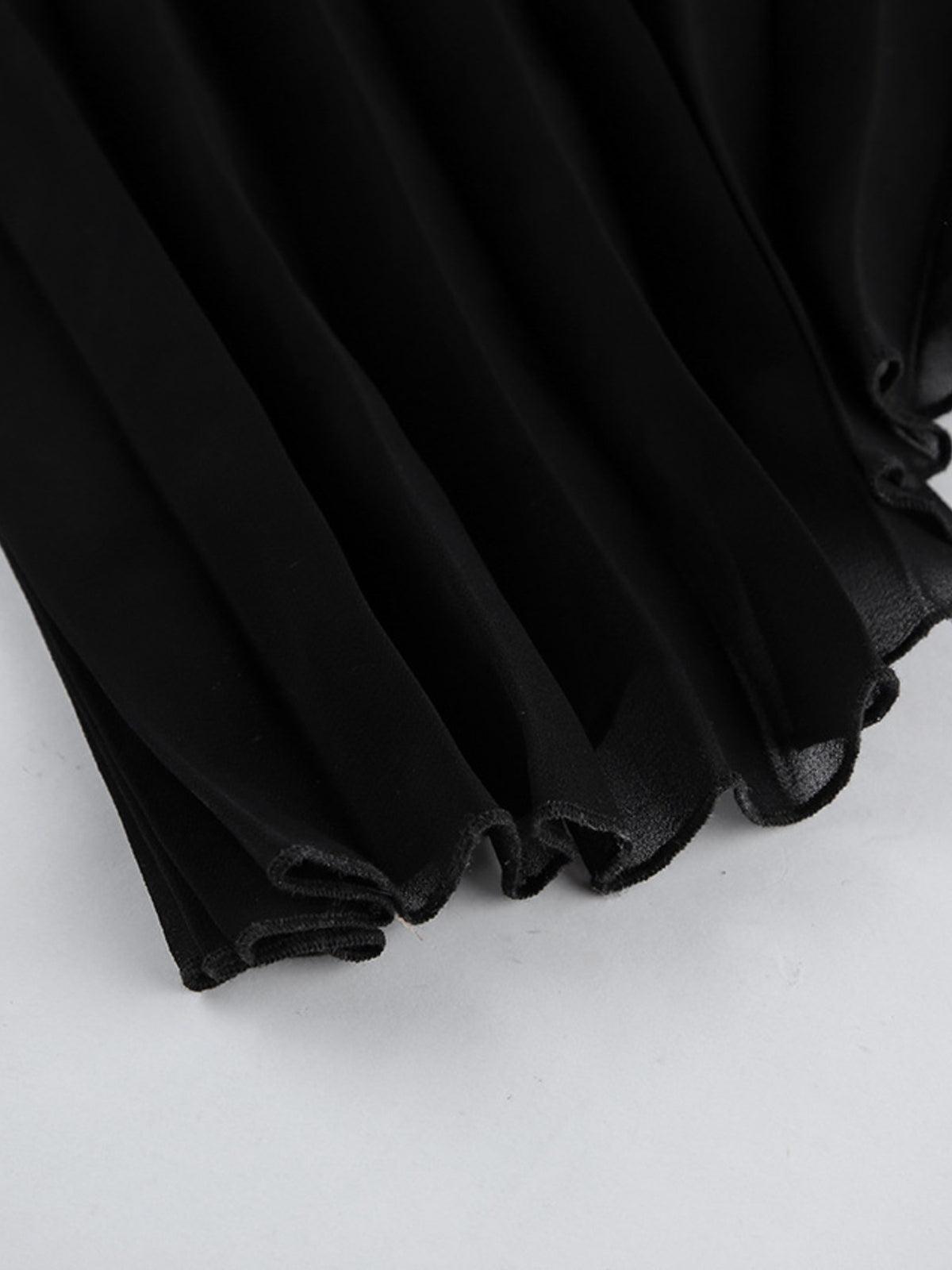 Tube mini dress pleated detail