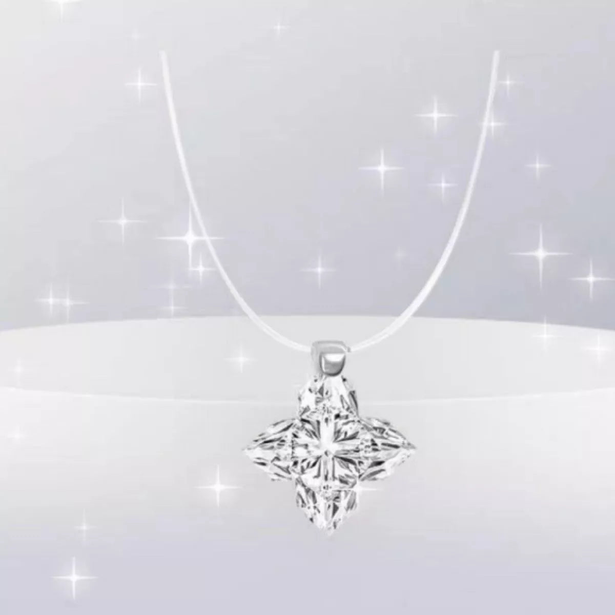 925 sterling silver star necklace chain detail