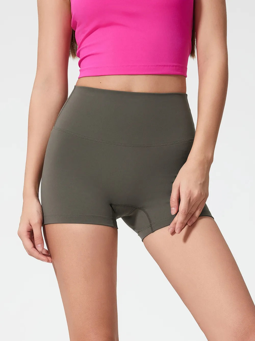 Millennia High Waist Active Shorts - Fashorio