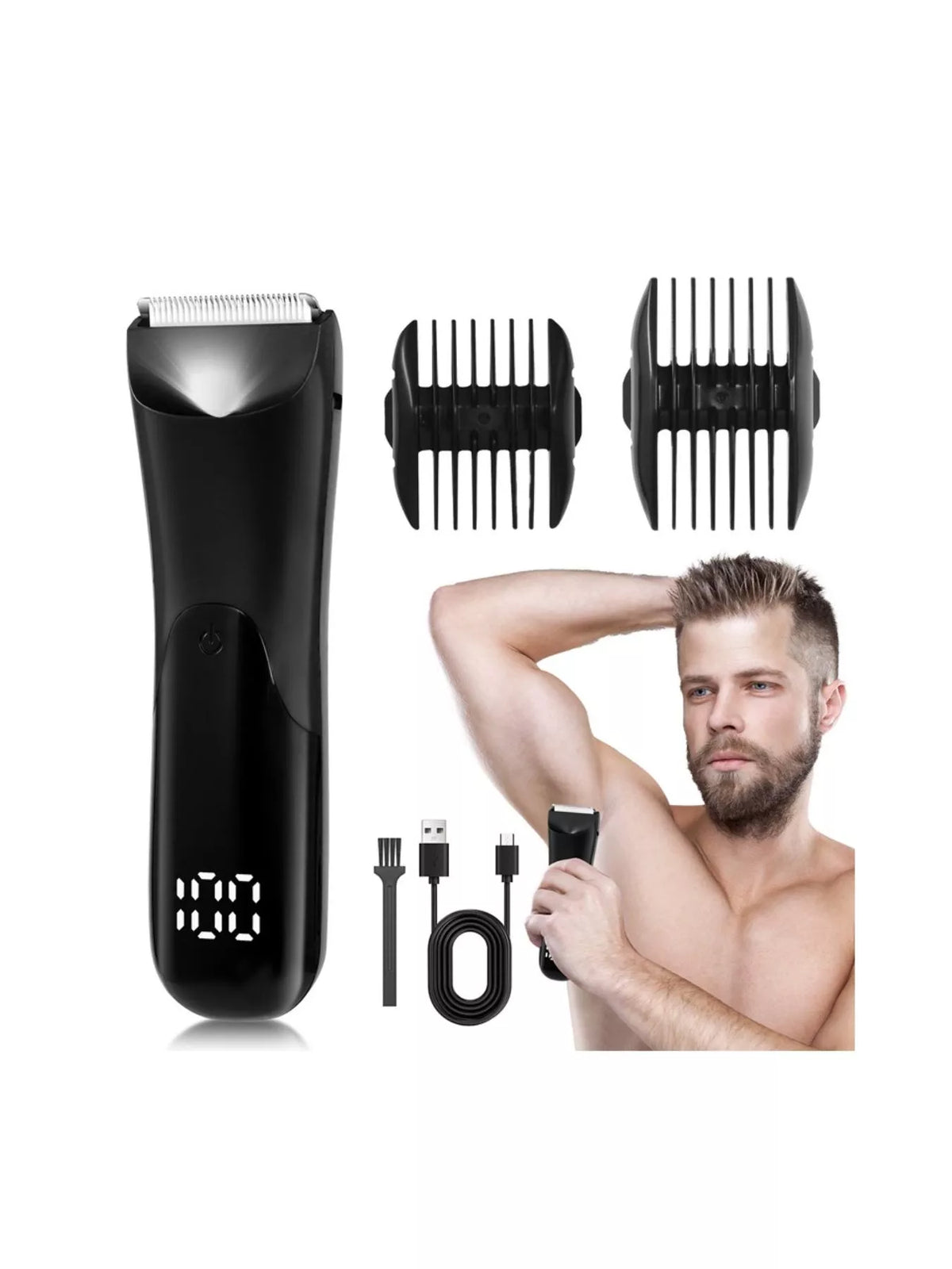 Illuminated epilator package contents