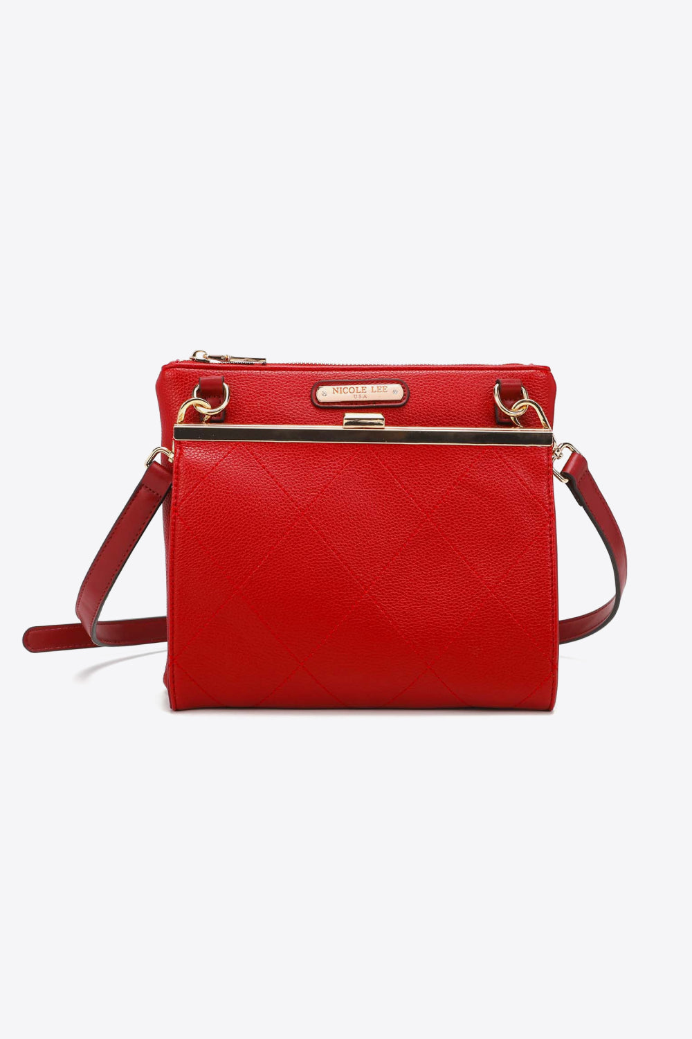 Nicole Lee USA All Day, Everyday Handbag Red One Size - Fashorio