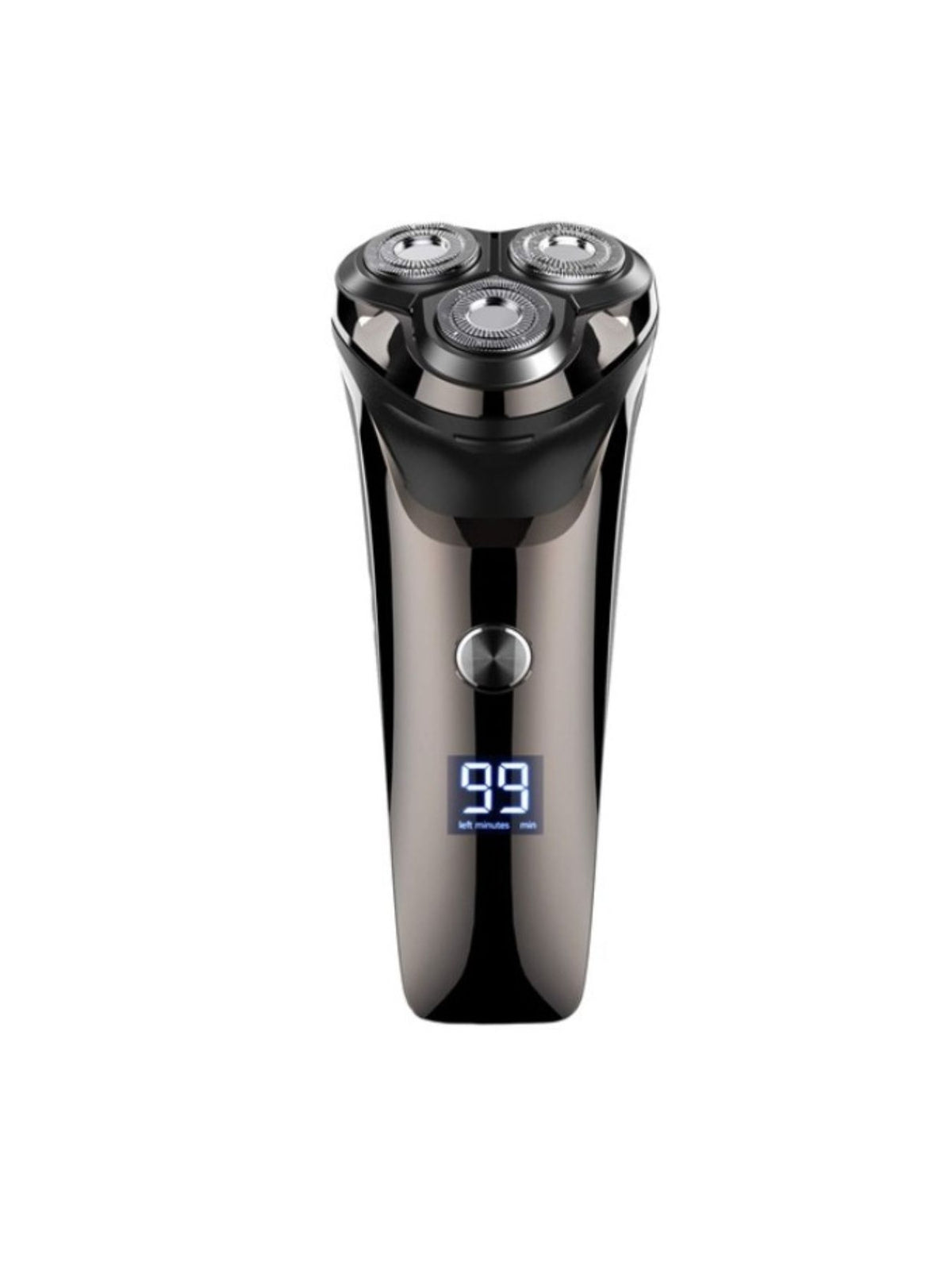 Rotary shaver in gradient blue
