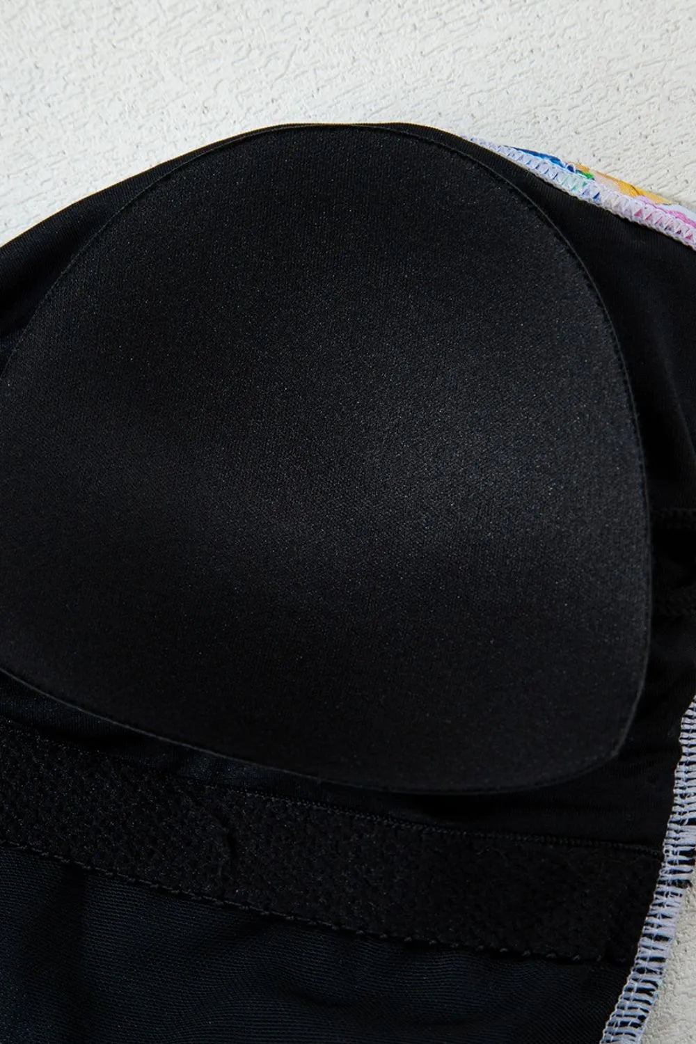 Floral Gingham Halter Neck Drawstring One Piece Swimwear - Fashorio