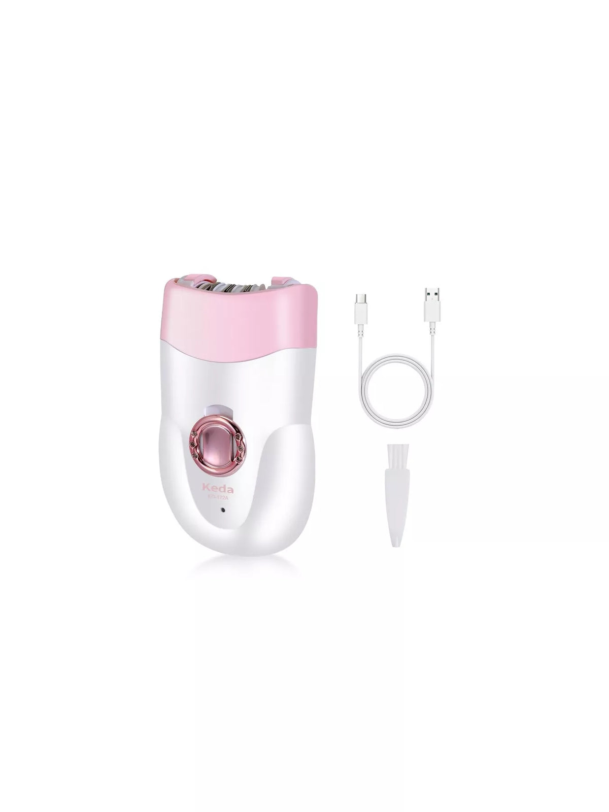 Epilator held in hand