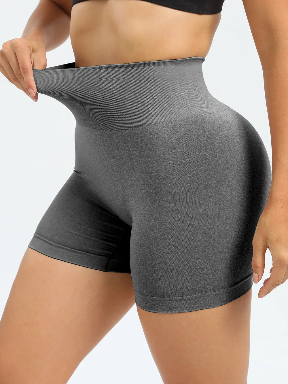 High Waist Active Shorts - Fashorio