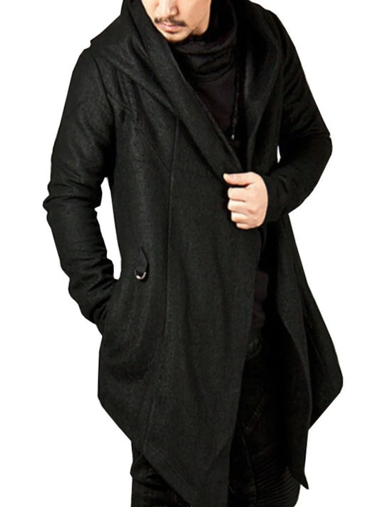 Men's Plus Size Long Sleeve Hooded Coat - Fashorio